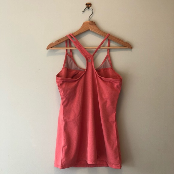 Fabletics Asymmetric Racerback Yoga Tank with Built in Shelf Bra - Picture 2 of 7